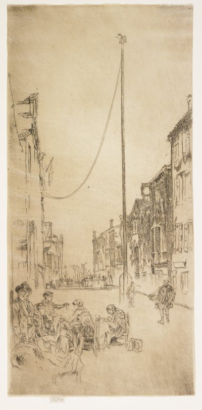 The Mast, 1879-1880 by James Abbott McNeill Whistler
